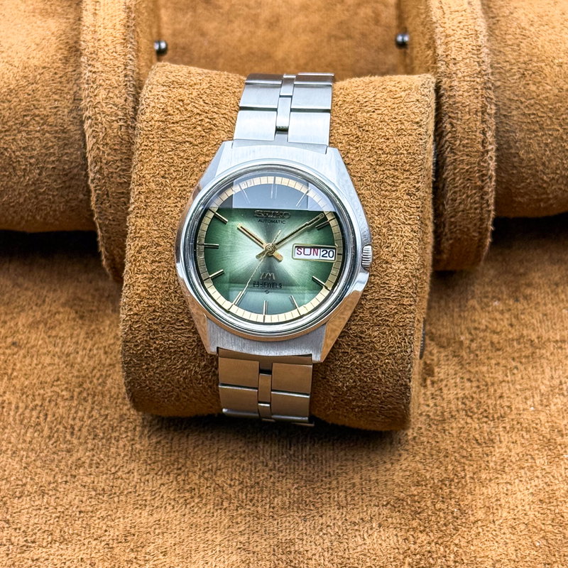 Seiko Seiko - Lord Matic "Gradient Green Sunburst" [Near-Mint] 反光 (Hankō) – Reflected Light - No reserve price - 5606-7190 - Men - 1973 vintage watch - image 10