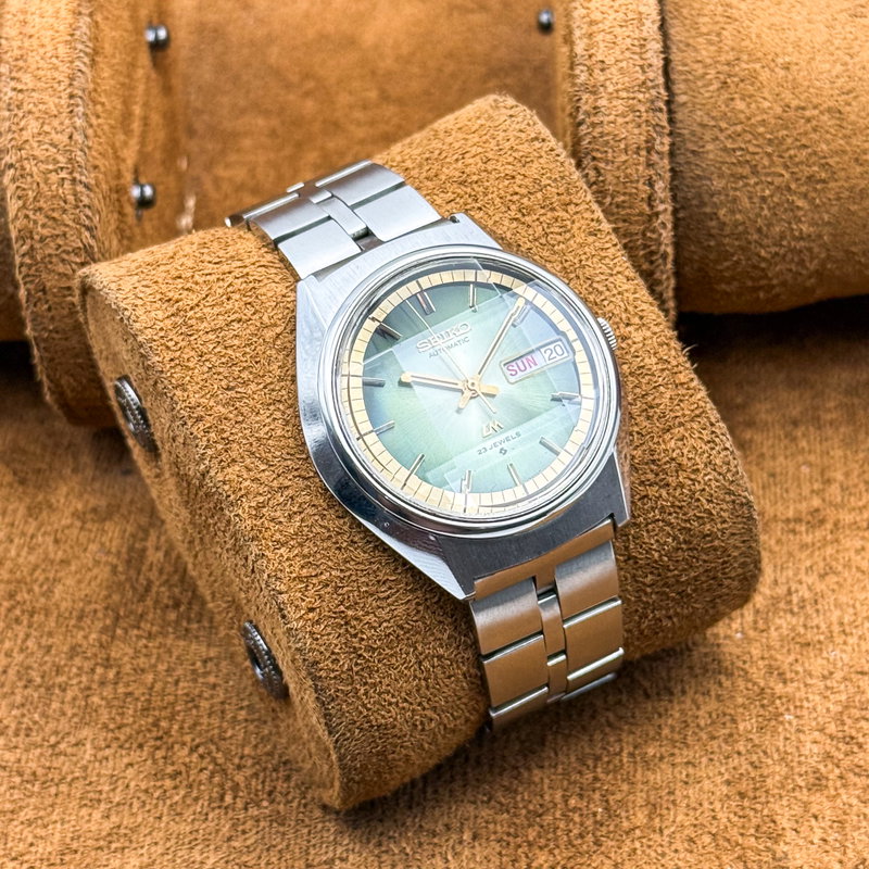 Seiko Seiko - Lord Matic "Gradient Green Sunburst" [Near-Mint] 反光 (Hankō) – Reflected Light - No reserve price - 5606-7190 - Men - 1973 vintage watch - image 13