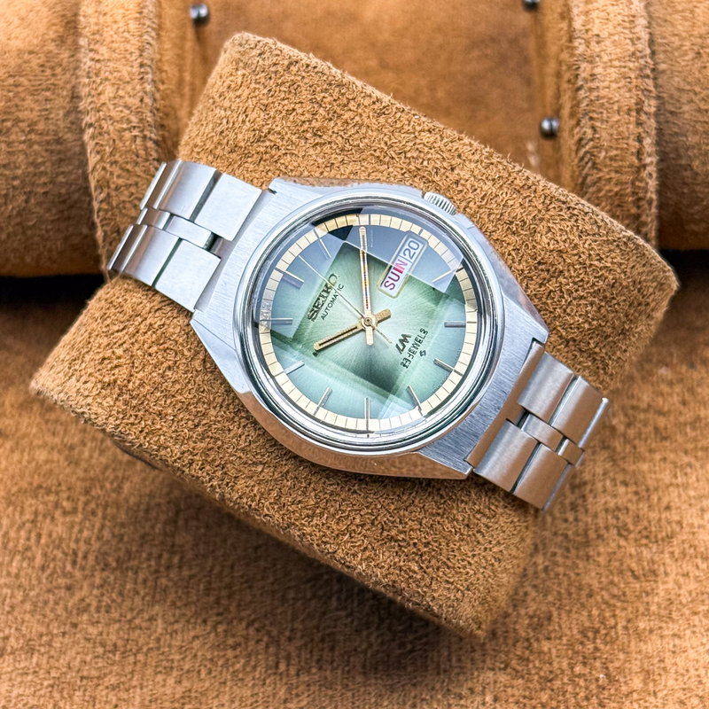 Seiko Seiko - Lord Matic "Gradient Green Sunburst" [Near-Mint] 反光 (Hankō) – Reflected Light - No reserve price - 5606-7190 - Men - 1973 vintage watch - image 14