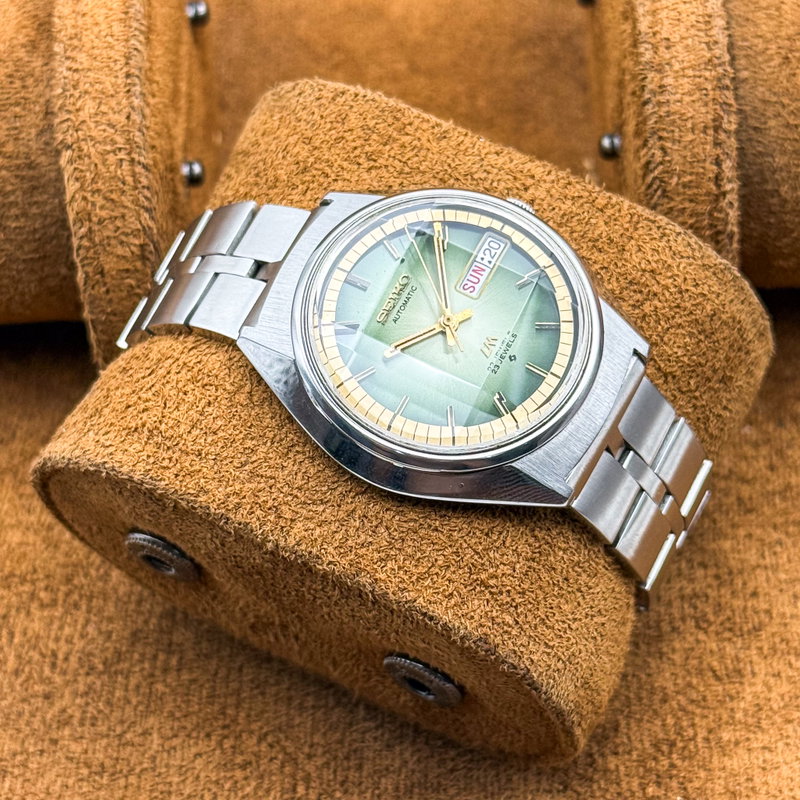 Seiko Seiko - Lord Matic "Gradient Green Sunburst" [Near-Mint] 反光 (Hankō) – Reflected Light - No reserve price - 5606-7190 - Men - 1973 vintage watch - image 15