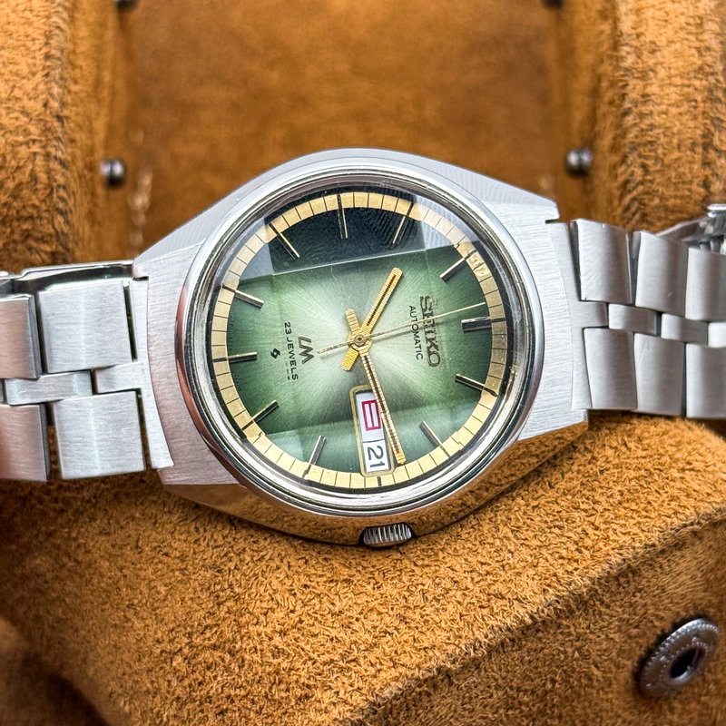 Seiko Seiko - Lord Matic "Gradient Green Sunburst" [Near-Mint] 反光 (Hankō) – Reflected Light - No reserve price - 5606-7190 - Men - 1973 vintage watch - image 28