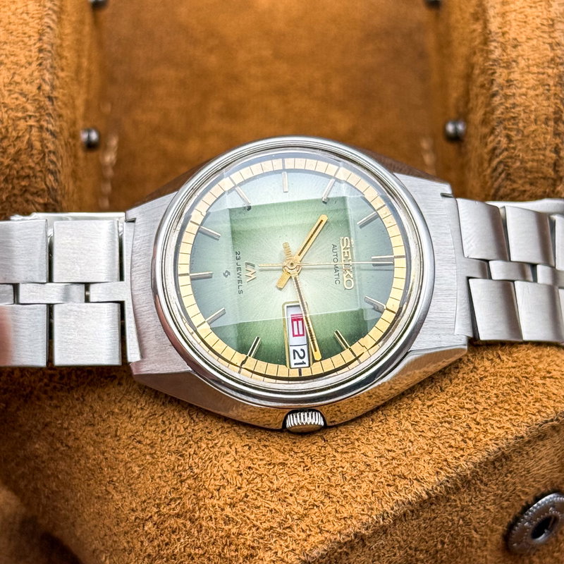 Seiko Seiko - Lord Matic "Gradient Green Sunburst" [Near-Mint] 反光 (Hankō) – Reflected Light - No reserve price - 5606-7190 - Men - 1973 vintage watch - image 29