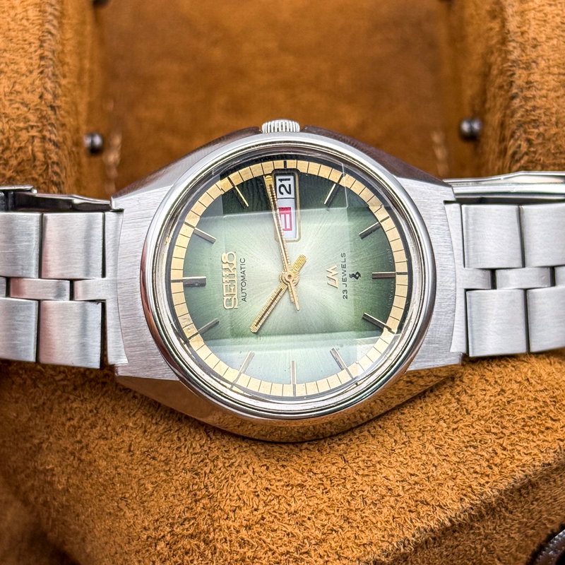 Seiko Seiko - Lord Matic "Gradient Green Sunburst" [Near-Mint] 反光 (Hankō) – Reflected Light - No reserve price - 5606-7190 - Men - 1973 vintage watch - image 31