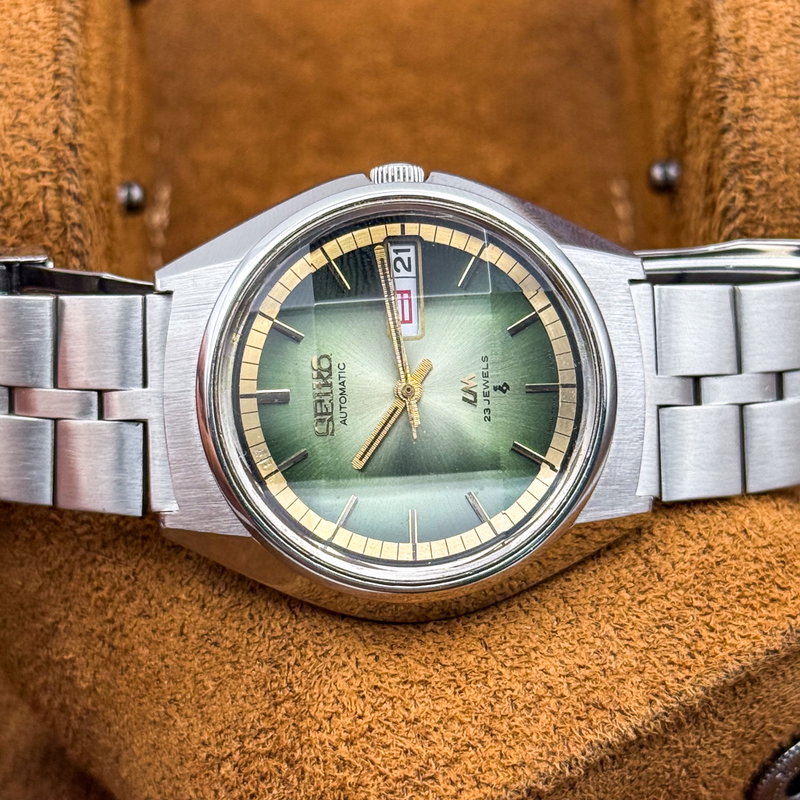 Seiko Seiko - Lord Matic "Gradient Green Sunburst" [Near-Mint] 反光 (Hankō) – Reflected Light - No reserve price - 5606-7190 - Men - 1973 vintage watch - image 32