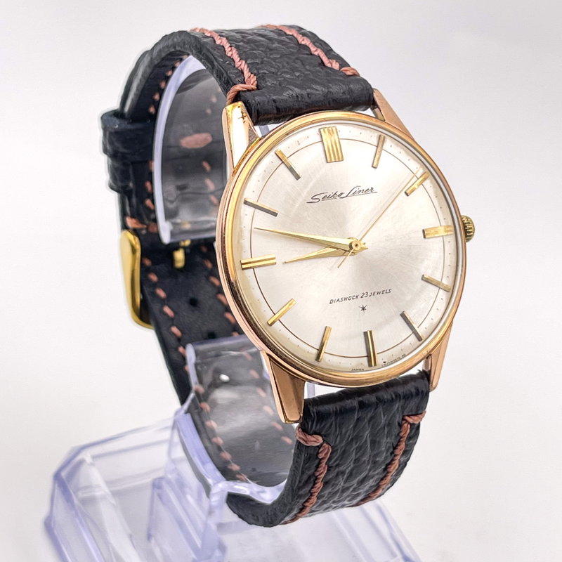Seiko Seiko - Liner "GOLD-FILLED" 王耀 (Ōyō) – Royal Glow - No reserve price - J15007 - Men - 1963 vintage watch - image 4