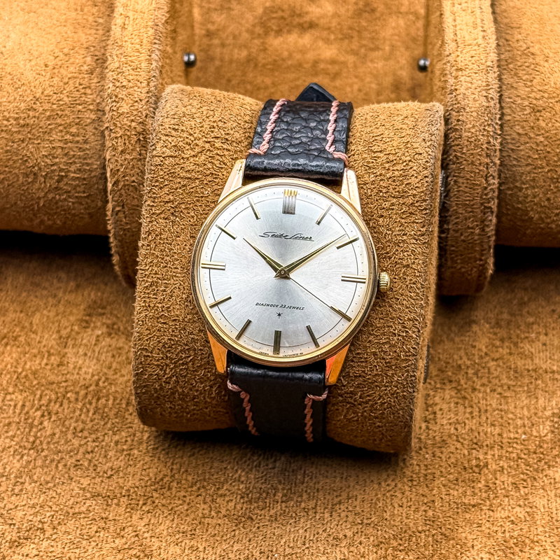 Seiko Seiko - Liner "GOLD-FILLED" 王耀 (Ōyō) – Royal Glow - No reserve price - J15007 - Men - 1963 vintage watch - image 9