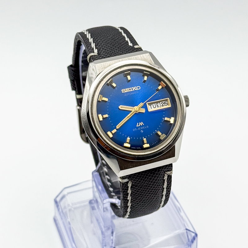 Seiko Seiko - Lord Matic "Gradient Blue Sunburst" 軌跡 (Kiseki) – Orbit Trace - No reserve price - 5606-7320 - Men - 1973 vintage watch - image 3