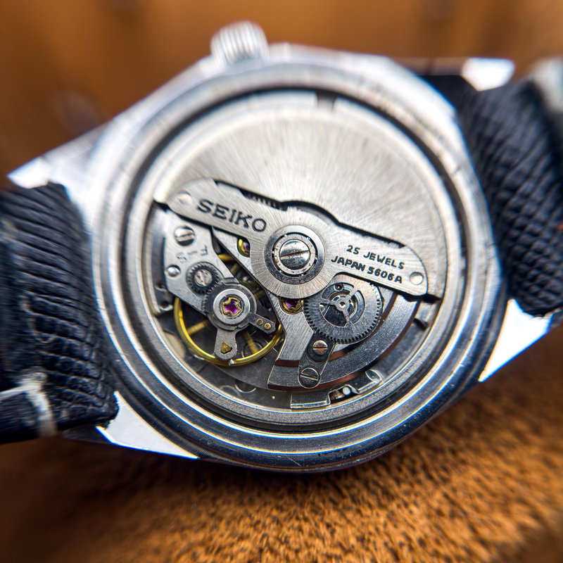 Seiko Seiko - Lord Matic "Gradient Blue Sunburst" 軌跡 (Kiseki) – Orbit Trace - No reserve price - 5606-7320 - Men - 1973 vintage watch - image 19