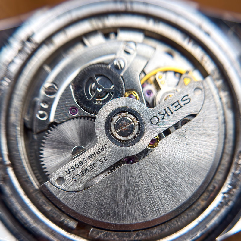 Seiko Seiko - LM "Gradient Vivid Red" 軌影 (Kiei) – Orbital Shadow - No reserve price - 5606-8061 - Men - 1975 vintage watch - image 24
