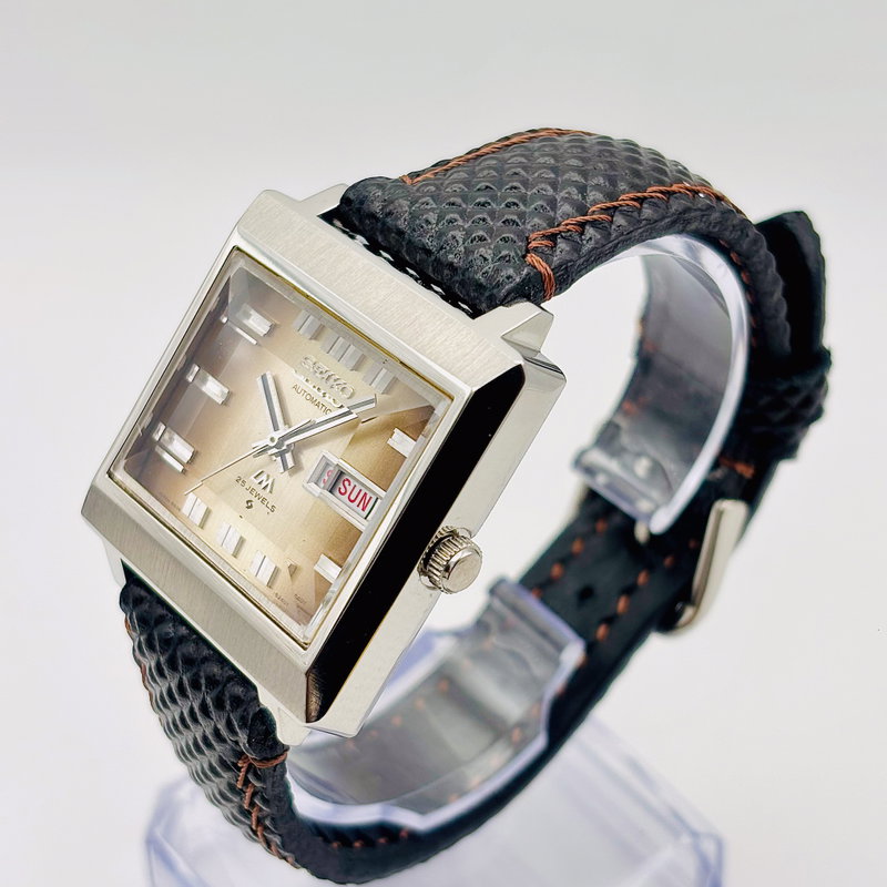 Seiko Seiko - LM "Brown Gradient Sunburst" 繊影 – Senei – Delicate Shadow - No reserve price - 5606-5080 - Men - 1973 vintage watch - image 23