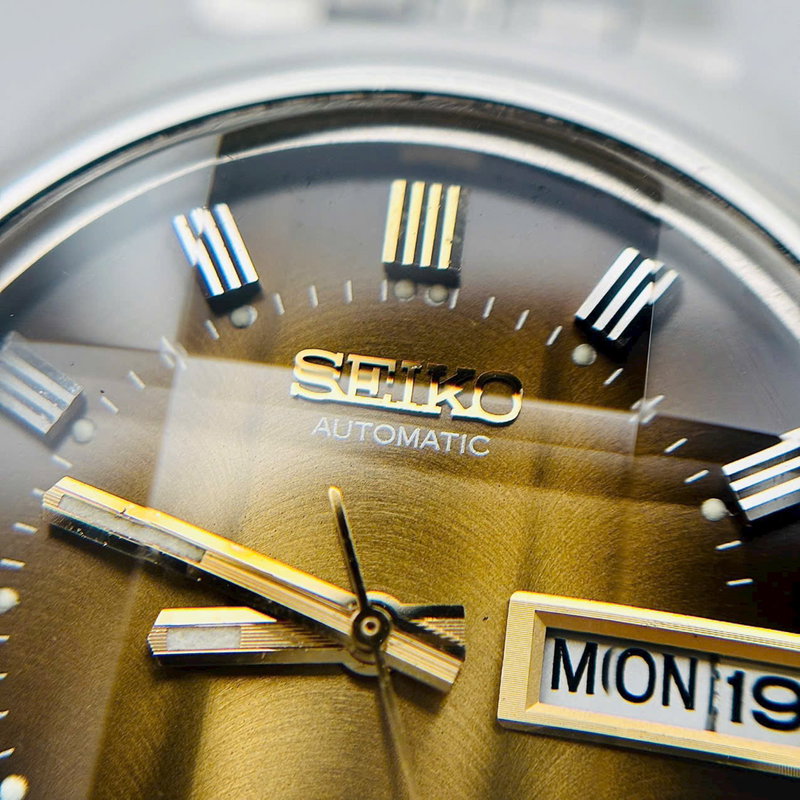 Seiko Seiko - Lord Matic "Gradient Golden Sunburst" - No reserve price - 5606-7300 - Men - 1973 vintage watch - image 4