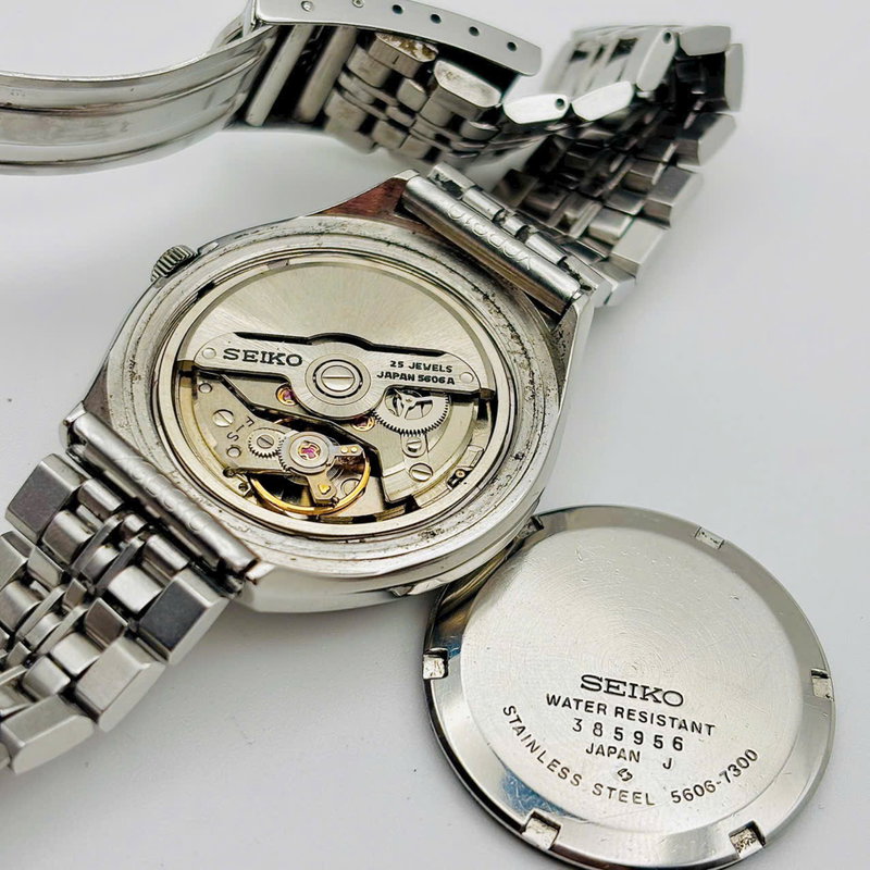 Seiko Seiko - Lord Matic "Gradient Golden Sunburst" - No reserve price - 5606-7300 - Men - 1973 vintage watch - image 11