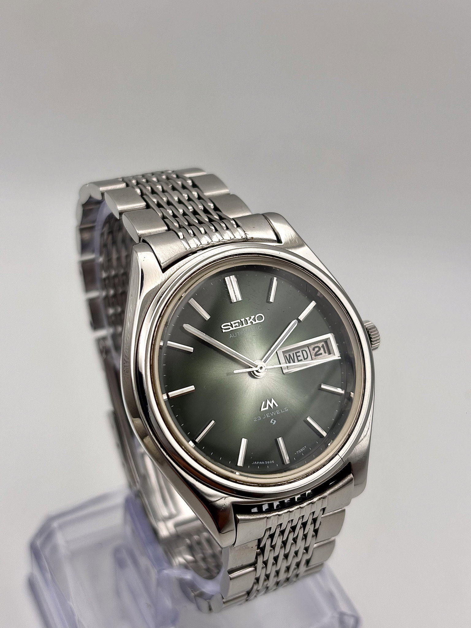 Seiko - Lord Matic "Green Starburst" - No reserve price - 5606-7072 - Men - 1974