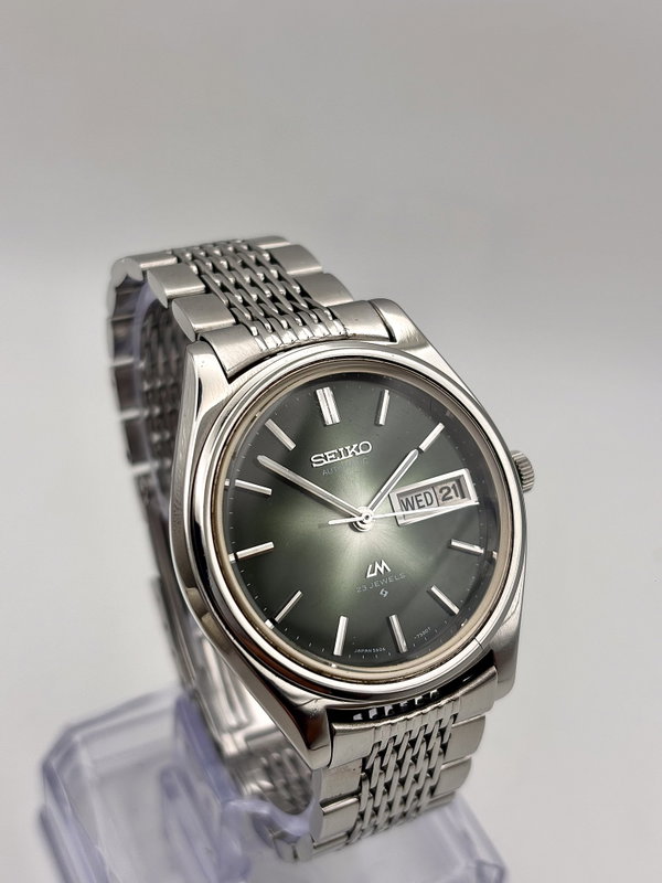 Seiko Seiko - Lord Matic "Green Starburst" - No reserve price - 5606-7072 - Men - 1974 vintage watch - image 1