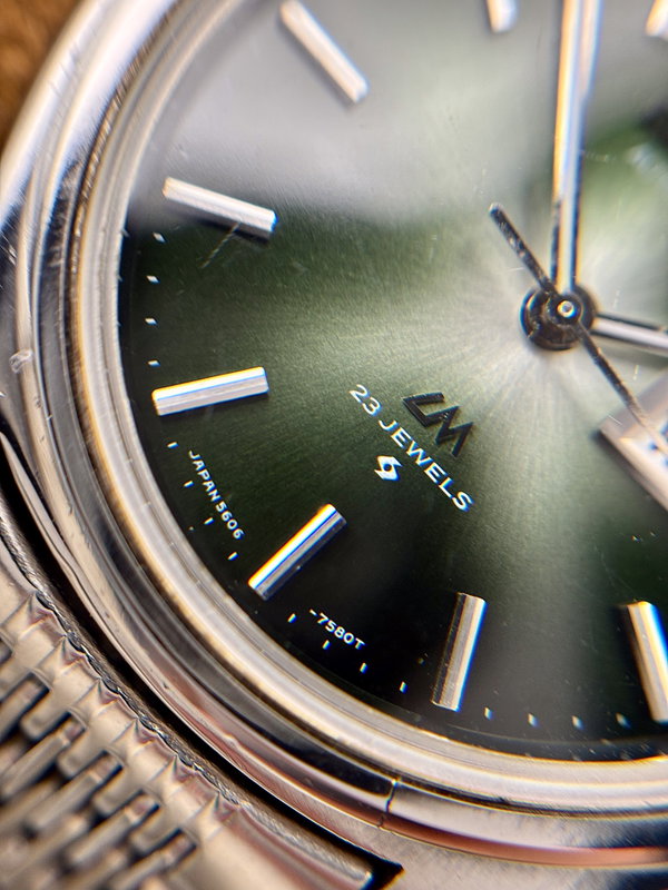 Seiko Seiko - Lord Matic "Green Starburst" - No reserve price - 5606-7072 - Men - 1974 vintage watch - image 12