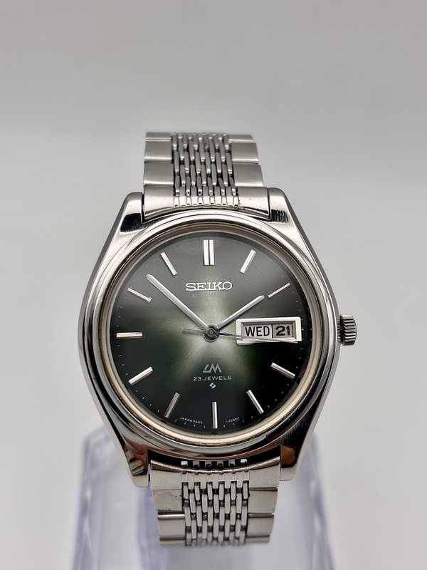 Seiko Seiko - Lord Matic "Green Starburst" - No reserve price - 5606-7072 - Men - 1974 vintage watch - image 15