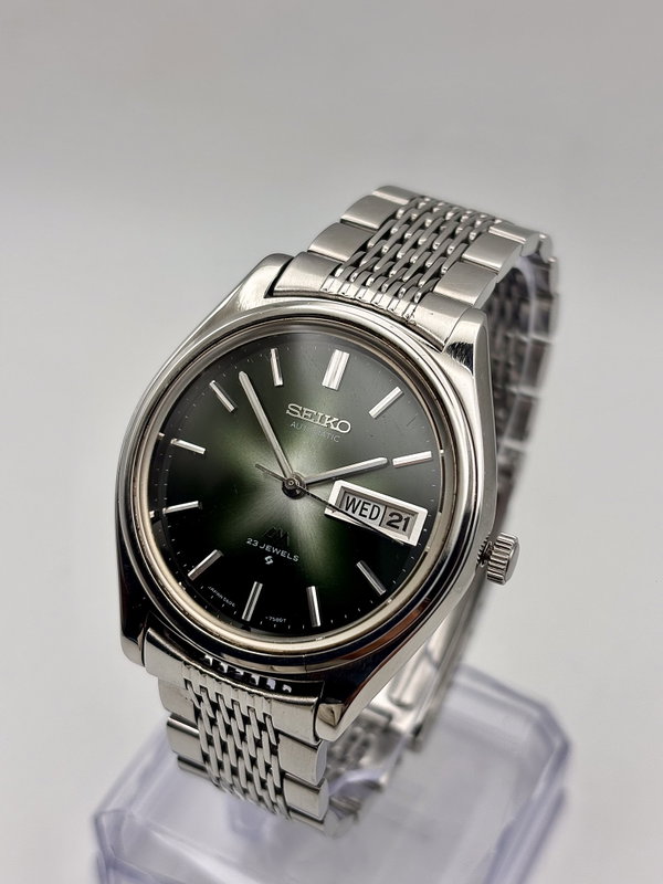 Seiko Seiko - Lord Matic "Green Starburst" - No reserve price - 5606-7072 - Men - 1974 vintage watch - image 16