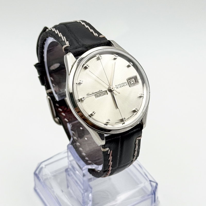 Seiko Seiko - Seikomatic [Near-Mint] 雅月 (Miyabi Zuki) – Elegant Moon - No Reserve Price - 6206-8010 - Men - 1965 vintage watch - image 3