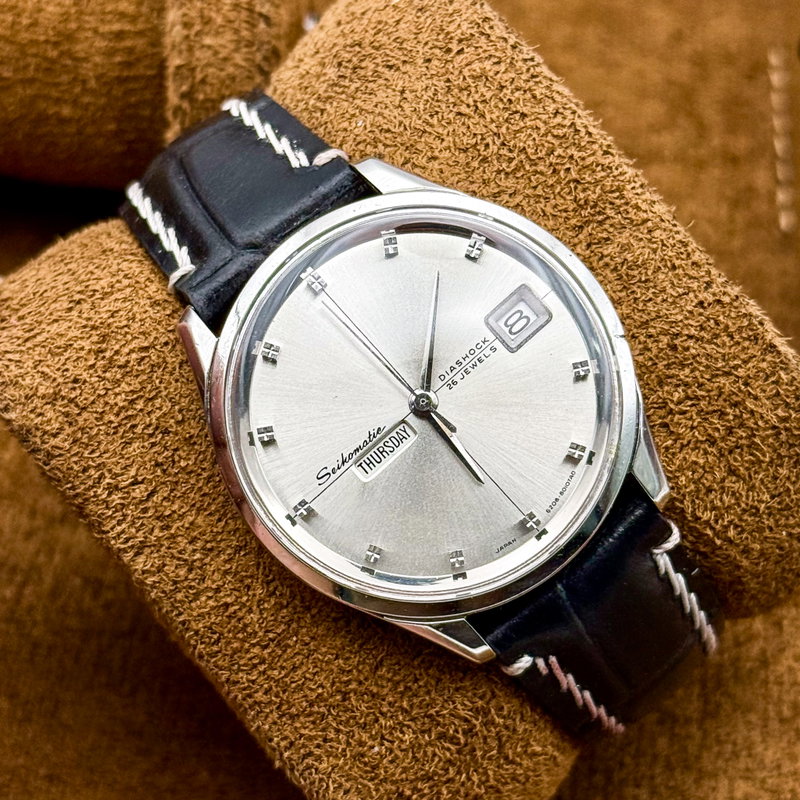 Seiko Seiko - Seikomatic [Near-Mint] 雅月 (Miyabi Zuki) – Elegant Moon - No Reserve Price - 6206-8010 - Men - 1965 vintage watch - image 16