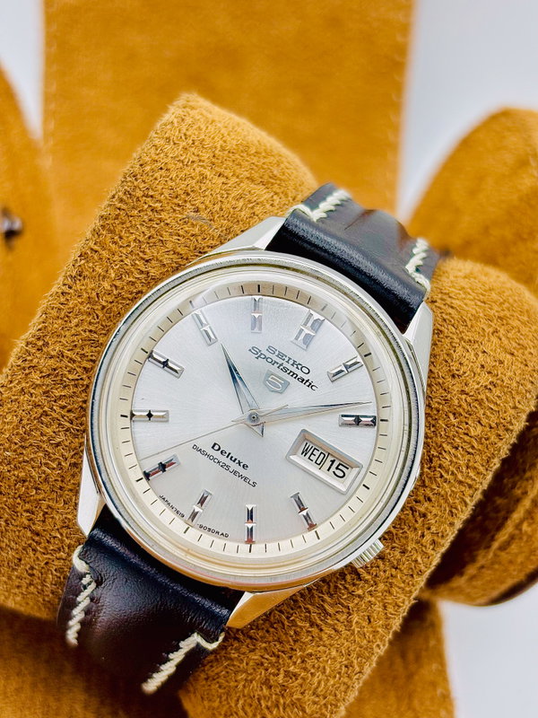 Seiko Seiko - Sportsmatic 5 Deluxe 白雅 (Hakuga) – Elegant White - No reserve price - 7619-7010 - Men - 1966 vintage watch - image 2