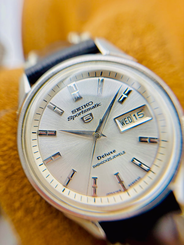 Seiko Seiko - Sportsmatic 5 Deluxe 白雅 (Hakuga) – Elegant White - No reserve price - 7619-7010 - Men - 1966 vintage watch - image 10