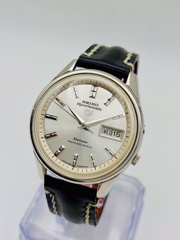 Seiko Seiko - Sportsmatic 5 Deluxe 白雅 (Hakuga) – Elegant White - No reserve price - 7619-7010 - Men - 1966 vintage watch - image 15