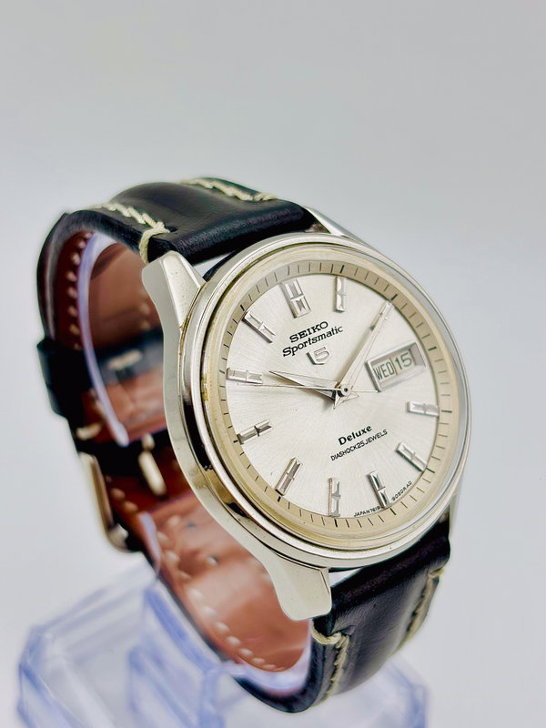 Seiko Seiko - Sportsmatic 5 Deluxe 白雅 (Hakuga) – Elegant White - No reserve price - 7619-7010 - Men - 1966 vintage watch - image 22