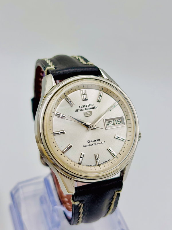 Seiko Seiko - Sportsmatic 5 Deluxe 白雅 (Hakuga) – Elegant White - No reserve price - 7619-7010 - Men - 1966 vintage watch - image 23