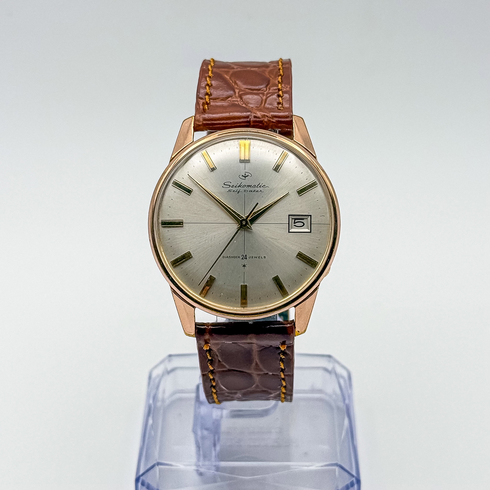 Seiko - Seikomatic Self Dater 光織 – Kōshoku – Woven Light - No reserve price - 15022 - Men - 1960-1969 