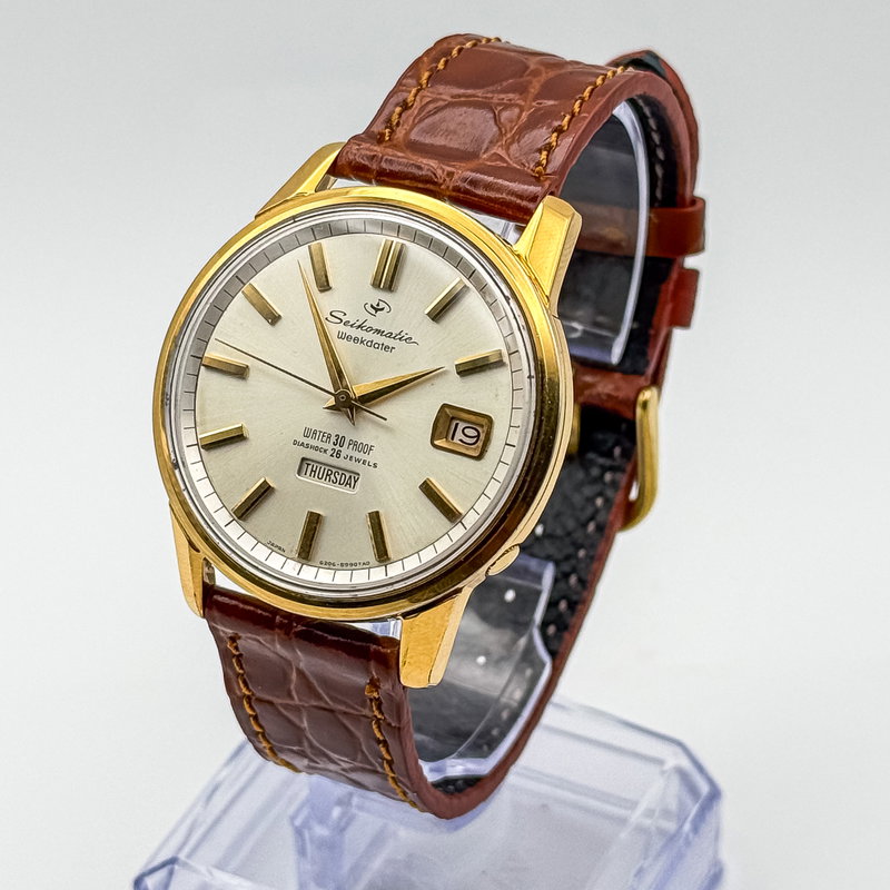 Seiko Seiko - Seikomatic Weekdater [Near-Mint] 静耀 – Seiyō – Silent Radiance - No reserve price - 6206-8990 - Men - 1965 vintage watch - image 2