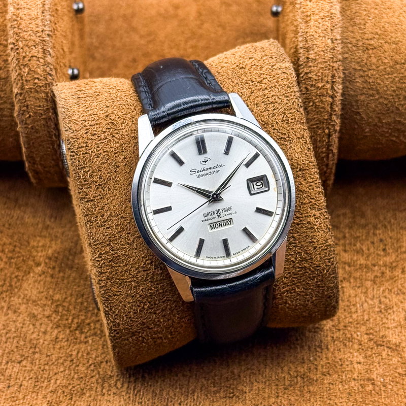 Seiko Seiko - Seikomatic Weekdater 寂点 (Jakuten) – Point of Silence - No Reserve Price - 8208-8990 - Men - 1964 vintage watch - image 9