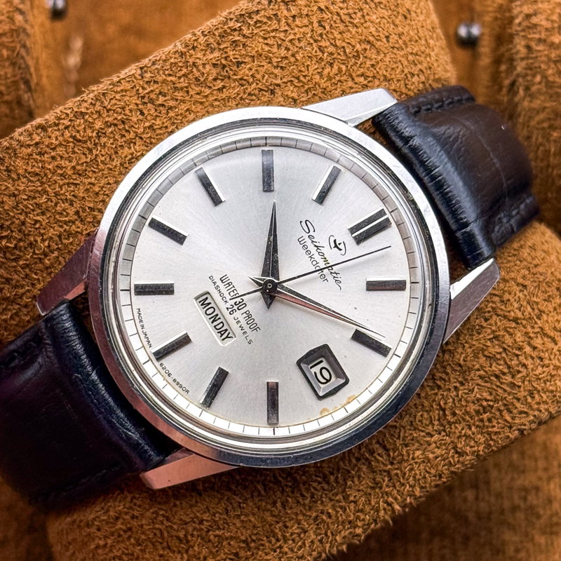 Seiko Seiko - Seikomatic Weekdater 寂点 (Jakuten) – Point of Silence - No Reserve Price - 8208-8990 - Men - 1964 vintage watch - image 12
