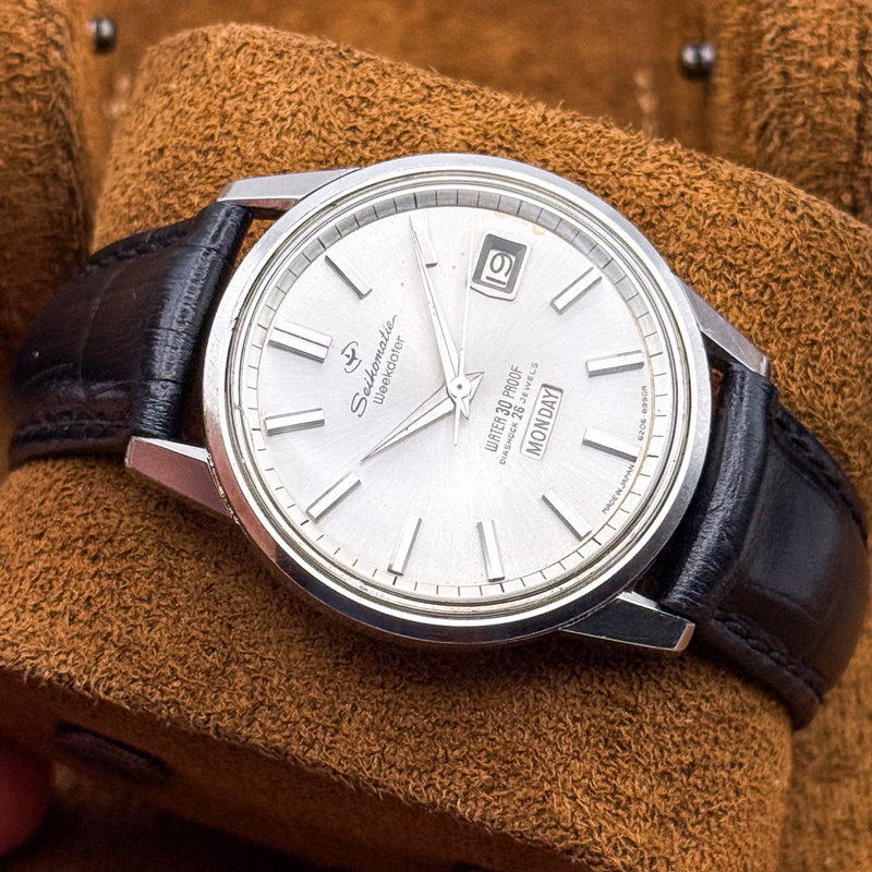 Seiko Seiko - Seikomatic Weekdater 寂点 (Jakuten) – Point of Silence - No Reserve Price - 8208-8990 - Men - 1964 vintage watch - image 14