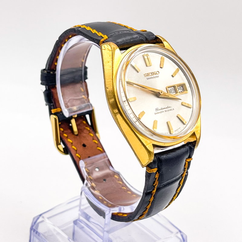 Seiko Seiko - Seikomatic Weekdater 金月 (Kintsuki) – Golden Moon - No reserve price - 6218-8950 - Men - 1965 vintage watch - image 3