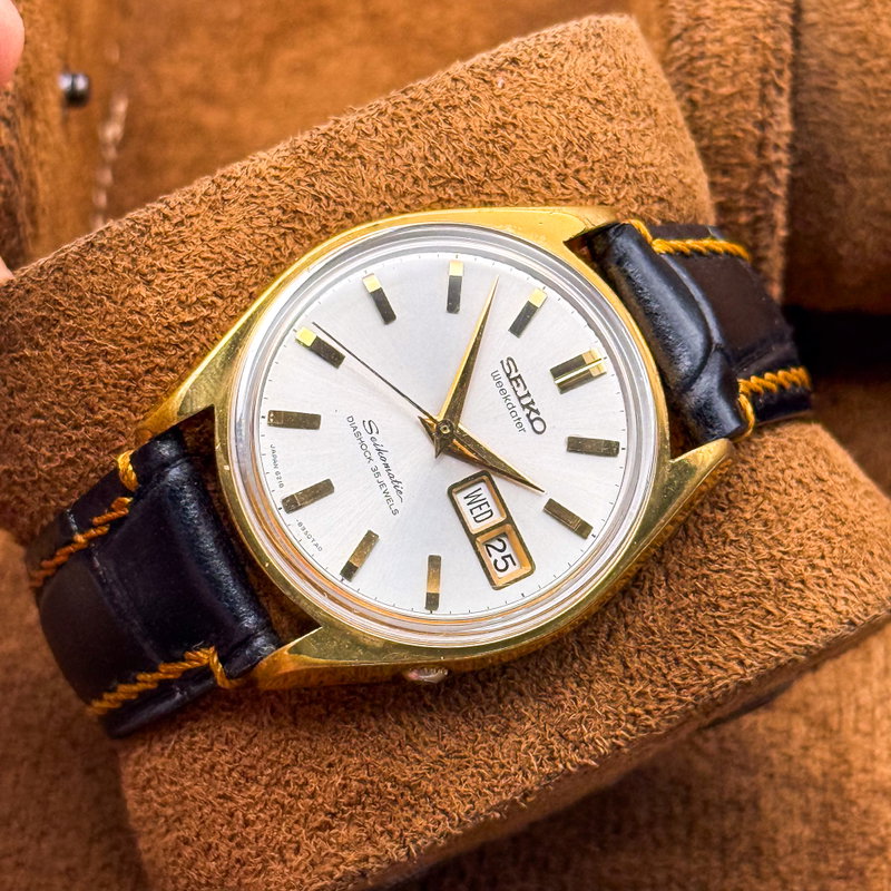 Seiko Seiko - Seikomatic Weekdater 金月 (Kintsuki) – Golden Moon - No reserve price - 6218-8950 - Men - 1965 vintage watch - image 17
