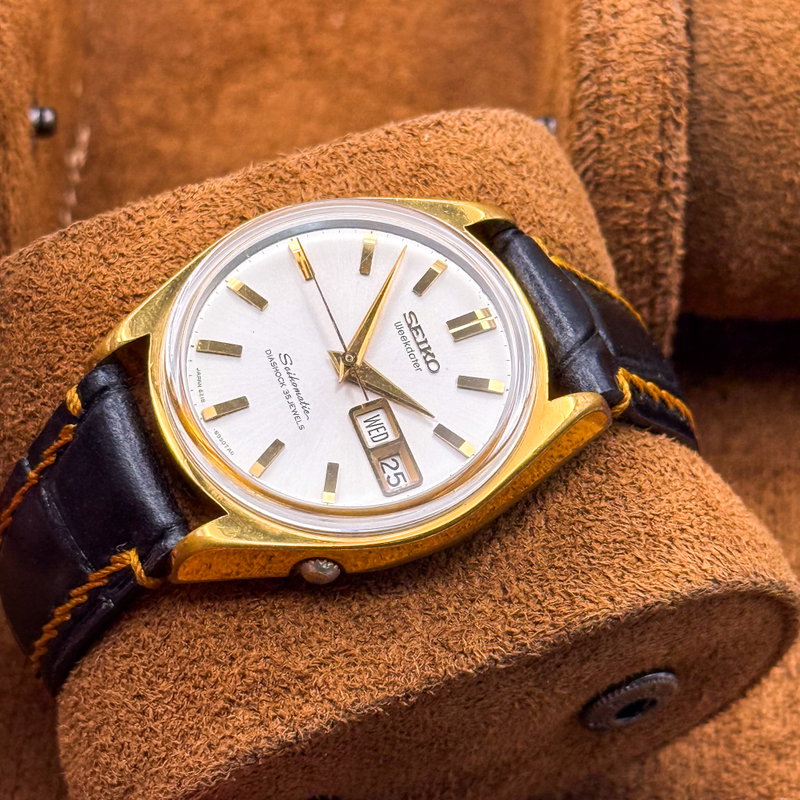 Seiko Seiko - Seikomatic Weekdater 金月 (Kintsuki) – Golden Moon - No reserve price - 6218-8950 - Men - 1965 vintage watch - image 18