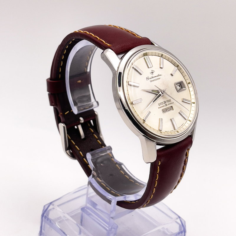 Seiko Seiko - Seikomatic Weekdater 時律 (Jiritsu) – Time Rhythm - No reserve price - 6206-8990 - Men - 1964 vintage watch - image 4