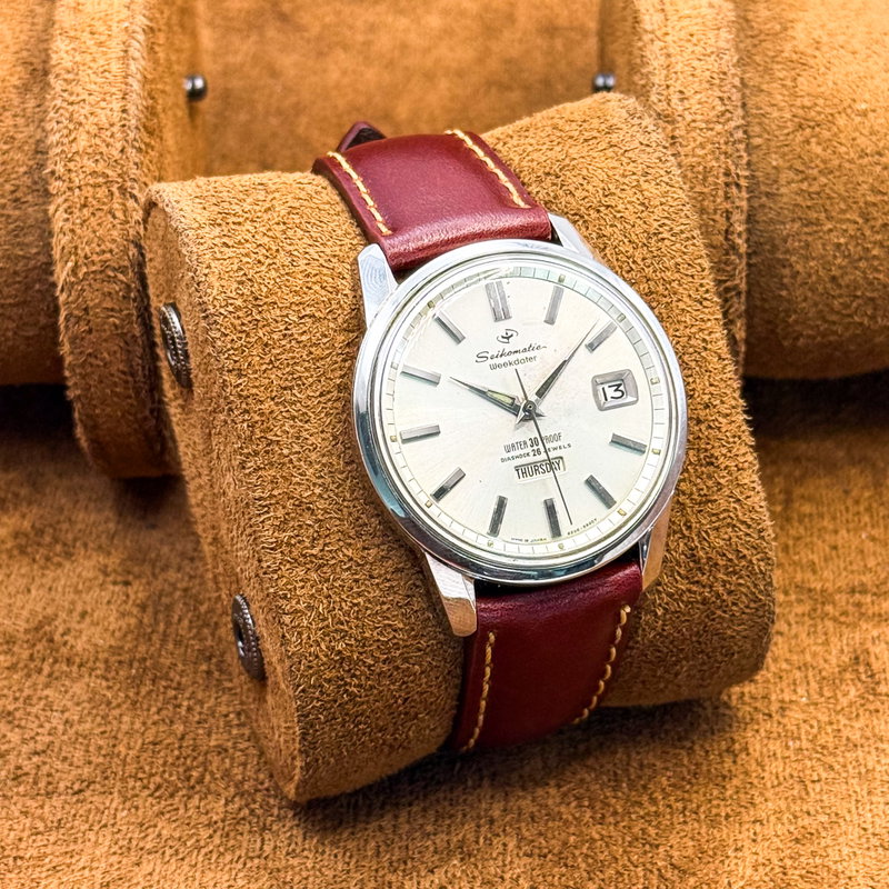 Seiko Seiko - Seikomatic Weekdater 時律 (Jiritsu) – Time Rhythm - No reserve price - 6206-8990 - Men - 1964 vintage watch - image 12