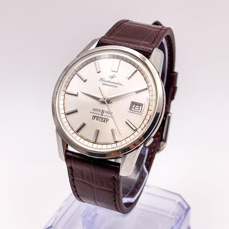 Seiko Seiko - Seikomatic Weekdater 緩波 (Kanpa) – Gentle Wave - No reserve price - 6206-8990 - Men - 1965 vintage watch - image 1