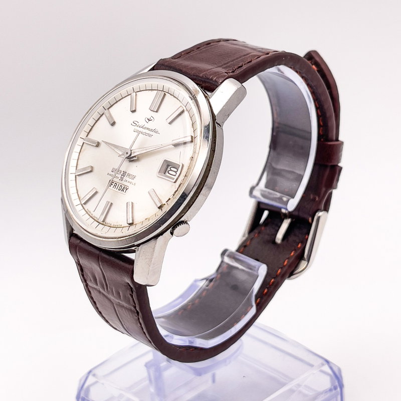 Seiko Seiko - Seikomatic Weekdater 緩波 (Kanpa) – Gentle Wave - No reserve price - 6206-8990 - Men - 1965 vintage watch - image 4