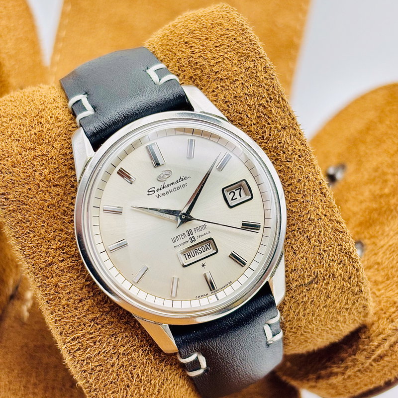Seiko Seiko - Seikomatic Weekdater 奥光 (Okukō) – Inner Light - No reserve price - J13080 - Men - 1963 vintage watch - image 2