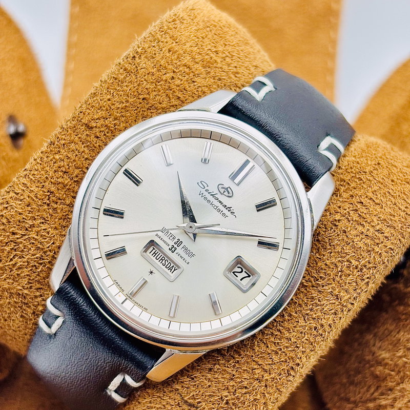 Seiko Seiko - Seikomatic Weekdater 奥光 (Okukō) – Inner Light - No reserve price - J13080 - Men - 1963 vintage watch - image 3