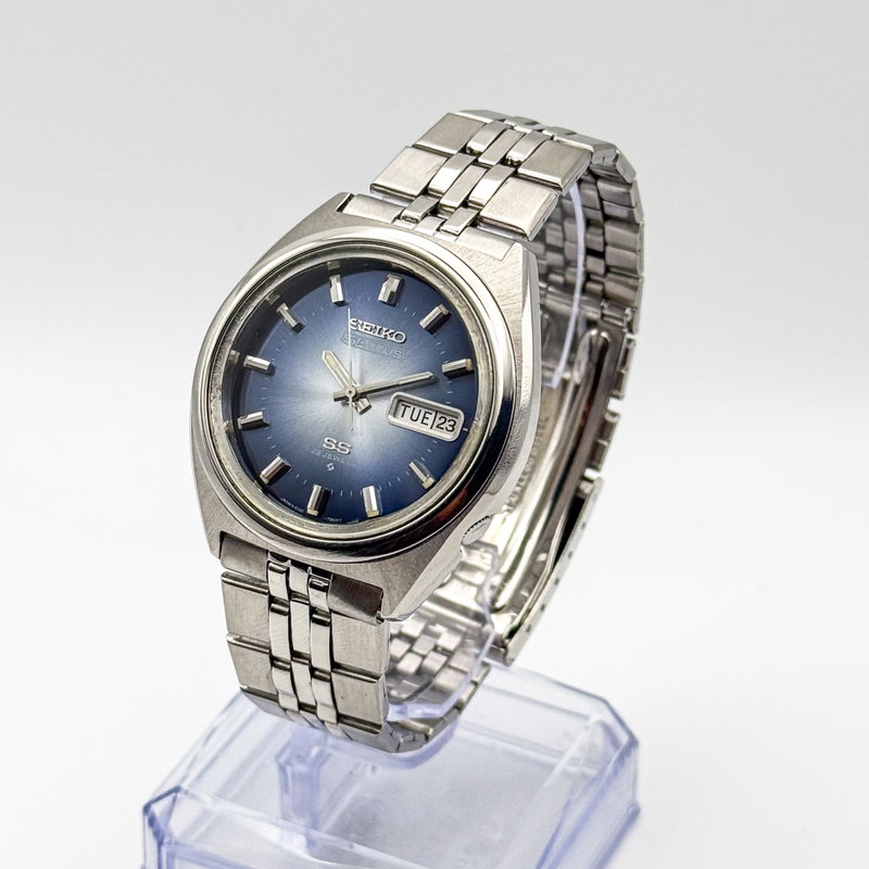 Seiko Seiko - 5 Actus SS "Gradient Blue Sunburst" 青嵐 (Ao Arashi) – Blue Storm - No reserve price - 6106-7690 - Men - 1973 vintage watch - image 2