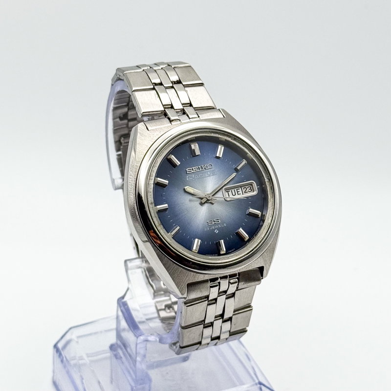 Seiko Seiko - 5 Actus SS "Gradient Blue Sunburst" 青嵐 (Ao Arashi) – Blue Storm - No reserve price - 6106-7690 - Men - 1973 vintage watch - image 5