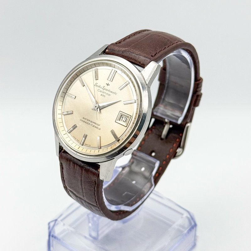 Seiko Seiko - Sportsmatic Calendar 820 - No reserve price - 7625-8961 - Men - 1965 vintage watch - image 2