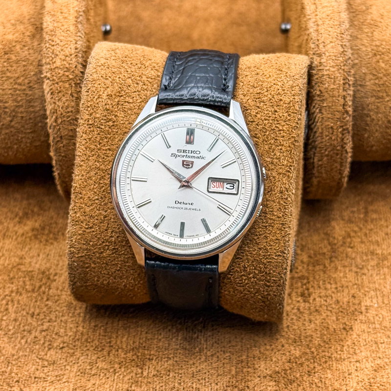 Seiko Seiko - Sportmatic Deluxe 月映 – Tsukie – Moon Reflection - No reserve price - 7619-7010 - Men - 1966 vintage watch - image 9