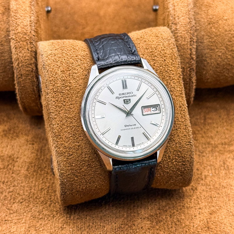 Seiko Seiko - Sportmatic Deluxe 月映 – Tsukie – Moon Reflection - No reserve price - 7619-7010 - Men - 1966 vintage watch - image 11