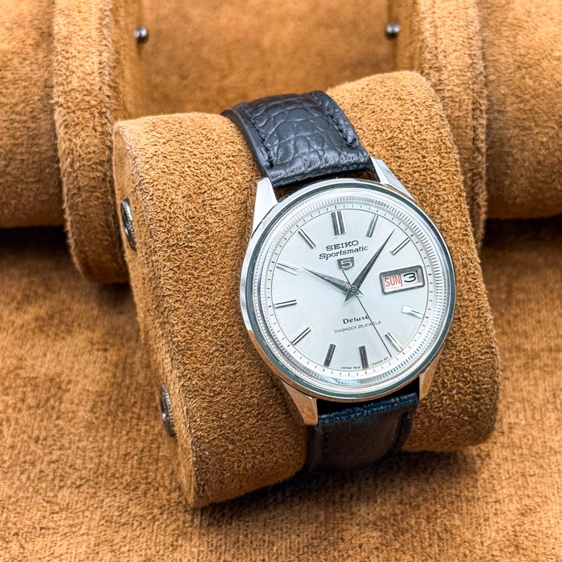 Seiko Seiko - Sportmatic Deluxe 月映 – Tsukie – Moon Reflection - No reserve price - 7619-7010 - Men - 1966 vintage watch - image 12