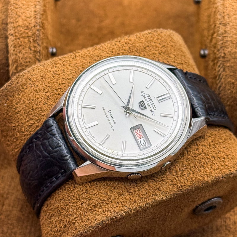 Seiko Seiko - Sportmatic Deluxe 月映 – Tsukie – Moon Reflection - No reserve price - 7619-7010 - Men - 1966 vintage watch - image 16