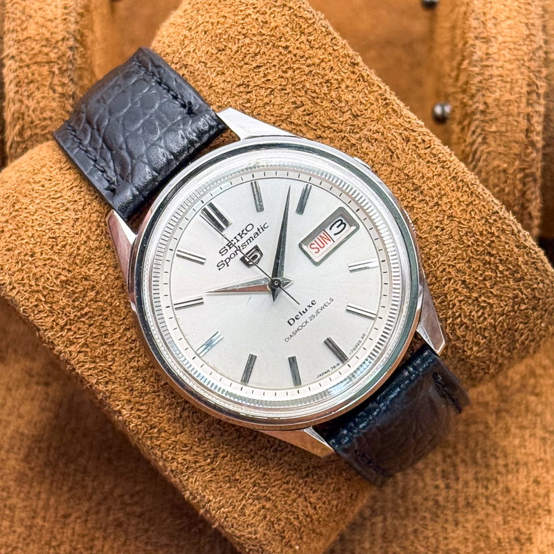 Seiko Seiko - Sportmatic Deluxe 月映 – Tsukie – Moon Reflection - No reserve price - 7619-7010 - Men - 1966 vintage watch - image 18